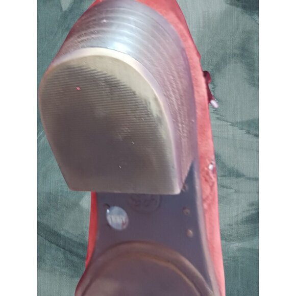 Lucky Brand Ankle Boots With Floral Embroidery Terracota Size 6.5M - Picture 9 of 14